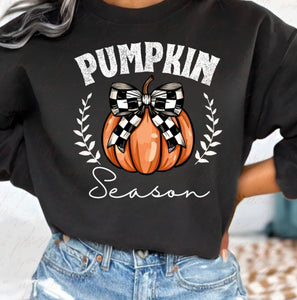 Pumpkin Season Girly- Unisex T-Shirt