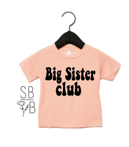 Big Sister Club - Kids Unisex Tee
